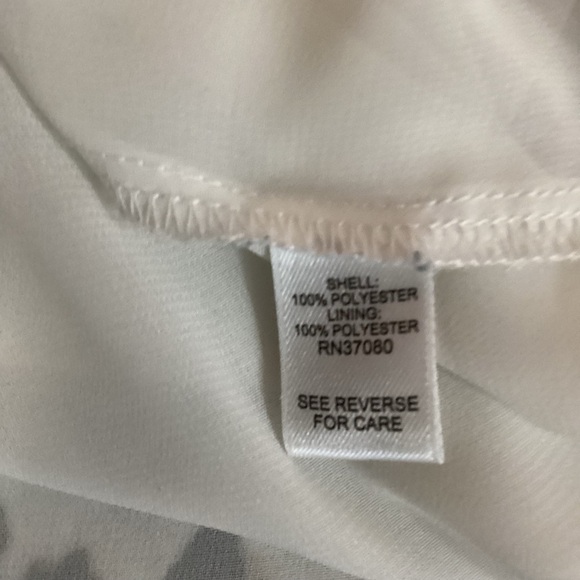 Cato Black and White Animal Print Blouse, Plus Size 2X (18/20) - Picture 10 of 10